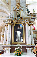 Šv. Dominyko altorius. Fotografija Rimvydo Sprindžio