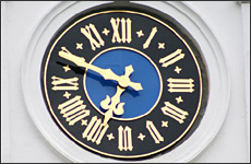 Bazilikos bokšto laikrodisrius. Fotografija Rimvydo Sprindžio