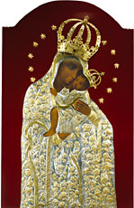 Dievo Motinos su Kūdikiu paveikslas. Fotografija iš parapijos archyvų